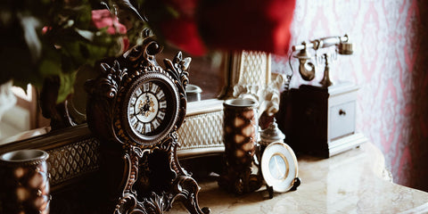 Antiques bring a classical touch to the living room!